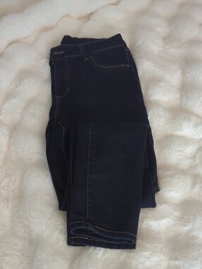 d. jeans Navy Stretch Jeggings with Contrast Stitching